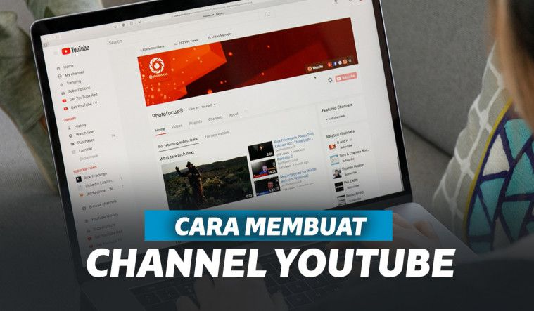 Cara Membuat Channel Youtube Melalui PC 